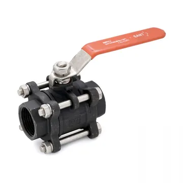 Sant Valves WCB Cast Steel Ball Valve, 3 Piece, Screwed
