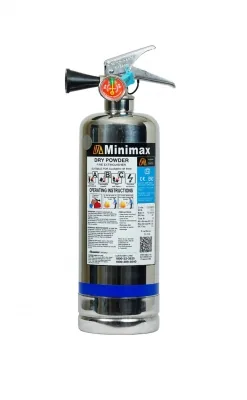 Minimax ABC Fire Extinguisher, MAP 50 or MAP 90 Stored Pressure, Stainless Steel Body