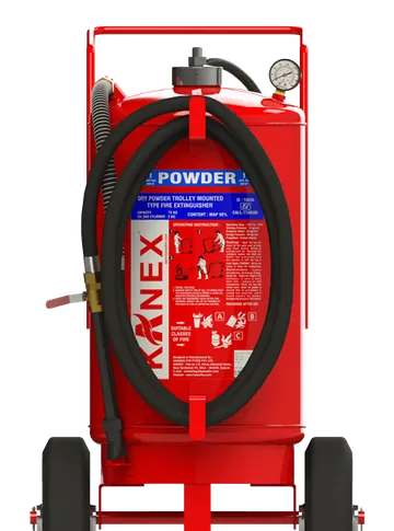 Kanex ABC Trolley Mounted Fire Extinguisher, MAP 90 (25 to 75 kg)