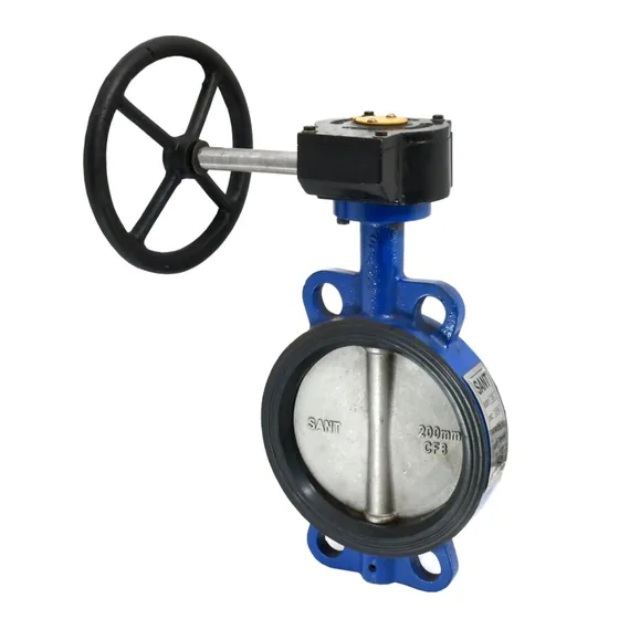 Sant Valves CR-22B Cast Iron Butterfly Valve, IS 13095, SS Disc, Medium Pattern