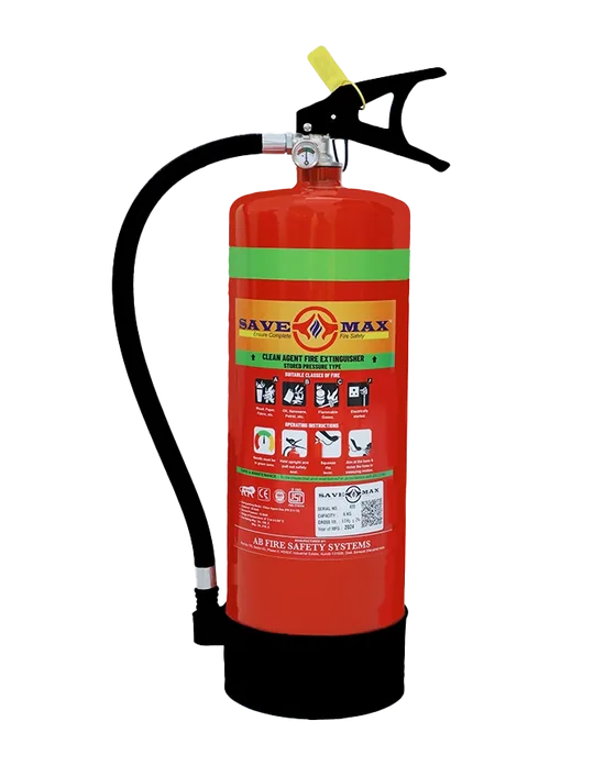 Savemax Clean Agent Fire Extinguisher, FK5-1-12, Stored Pressure (2 to 6 Kg)