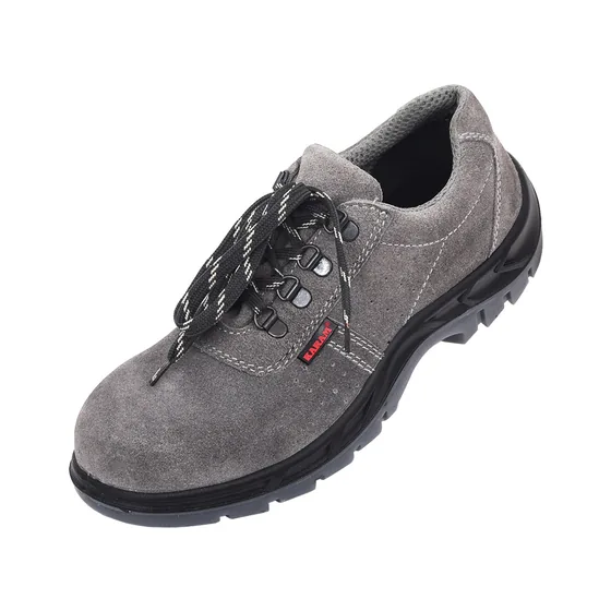 Karam FS64 Executive Grey Suede Lace-Up Safety Shoes