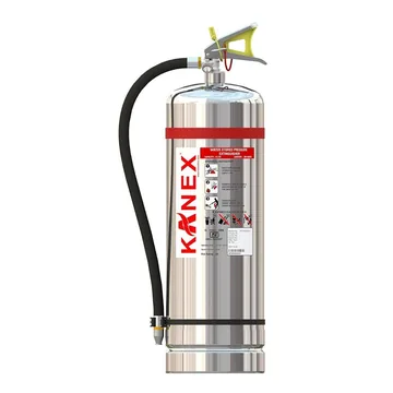 Kanex Water Fire Extinguisher, Stored Pressure Stainless Steel Body (HQ series, 6 and 9 Ltr)