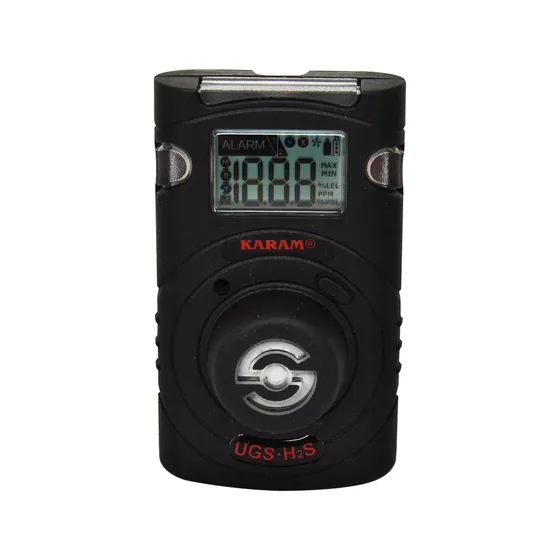 Karam Portable Single Gas Detector, Hydrogen Sulfide (H2S)