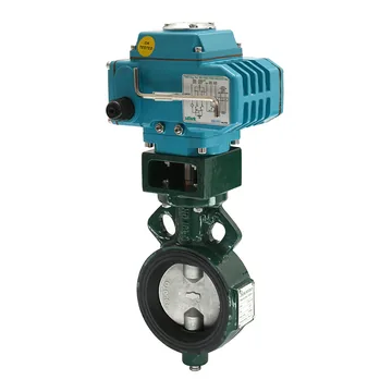 Zoloto Wafer Butterfly Valve, PN 1.6, Electrical Actuator (1078K)