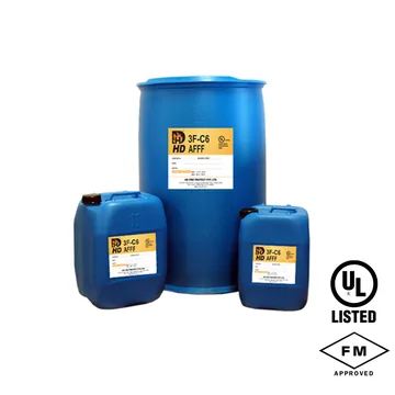 HD Fire AFFF 3-C6 and AFFF 3F-C6 Foam Concentrates, 3%, UL Listed