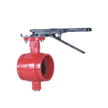 Sant Valves D81X4 / D381X4 Grooved Butterfly Valve, Ductile Iron, PN16