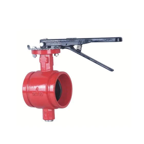 Sant Valves D81X4 / D381X4 Grooved Butterfly Valve, Ductile Iron, PN16