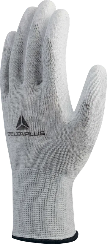 Delta Plus VE702PESD Antistatic ESD Gloves, PU Coated