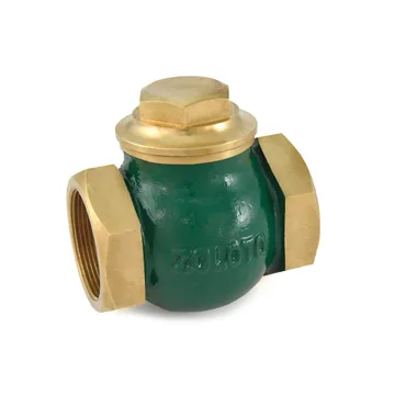 Zoloto Bronze Horizontal Check Valve No.5, Heavy Pattern, Screwed (1011)
