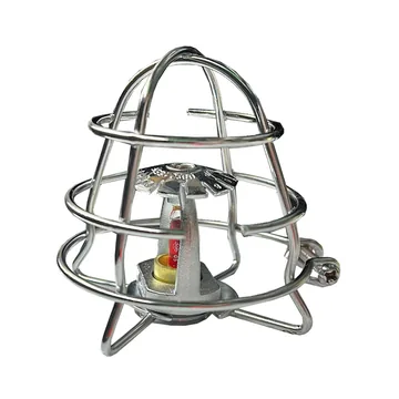 HD Fire Sprinkler Guard, Chrome Plated Wire Cage