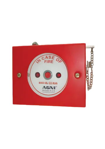 Agni Conventional Manual Call Point, MS Body, Break Glass