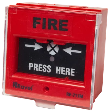 Ravel Addressable Manual Call Point, Multi Loop System