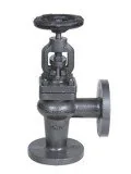 Kartar Valves Cast Iron Junction Steam Stop Valve, Right Angle (K-102)