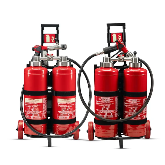 Ceasefire Action-Pac Watermist and Foam Mist Extinguisher, 13 ltr Backpack or Trolley
