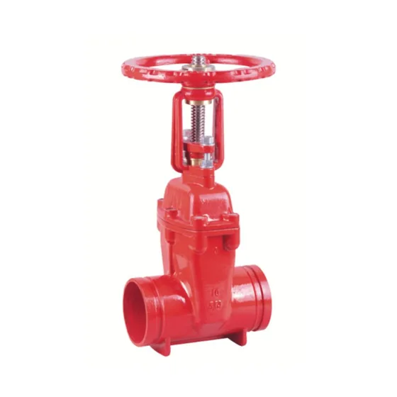 Sant Valves XZ81X Resilient Seated OS&Y Gate Valve, Grooved