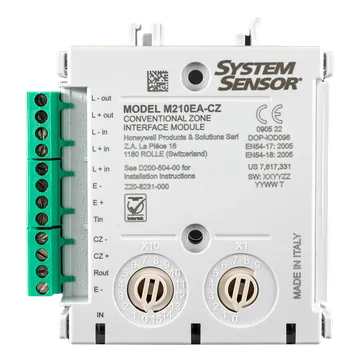 System Sensor M210EA-CZ and M210EA-CZR Conventional Zone Monitor Modules