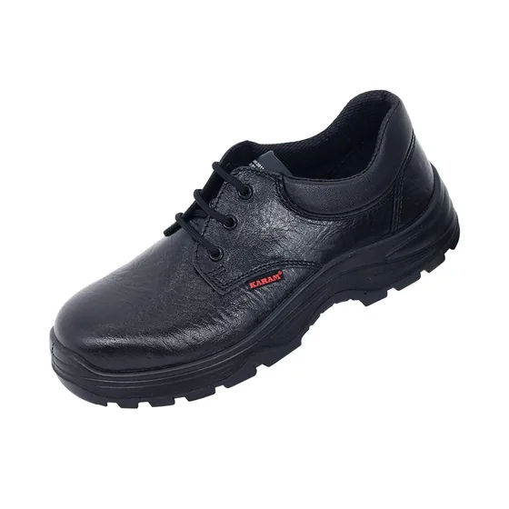 Karam FS05RO Workman Leather Safety Shoes, Nitrile Sole