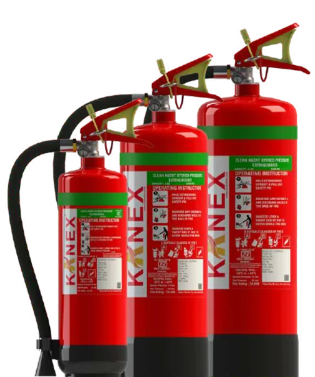 Kanex Clean Agent Fire Extinguisher, FK-5-1-12 Fluoroketone Stored Pressure (RQ series)