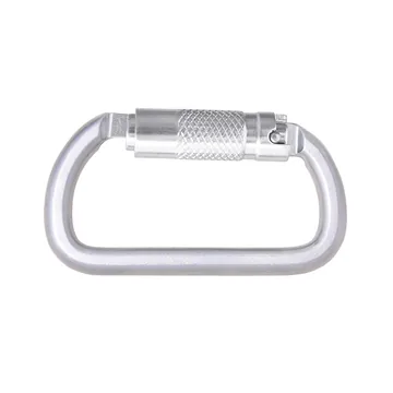 Karam Stainless Steel Triple Action Locking Bulb Type Karabiner