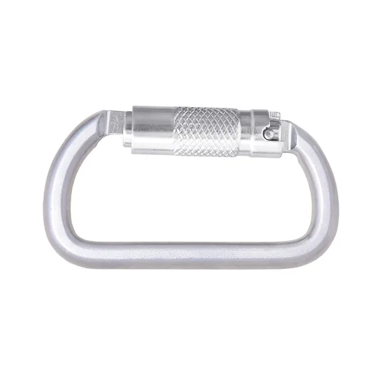 Karam Stainless Steel Triple Action Locking Bulb Type Karabiner