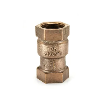Sant Valves IS-8 Bronze Vertical Lift Check Valve, IS 778 Class 1, Screwed