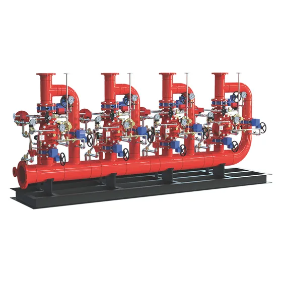 HD Fire Multi-Line Vertical Deluge Skid, up to 8 Valves