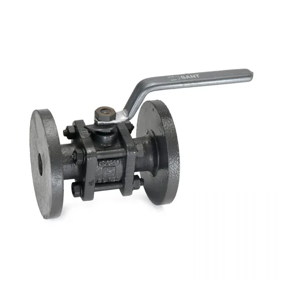 Sant Valves CI-18 Cast Iron Ball Valve, IS 9890, Flanged