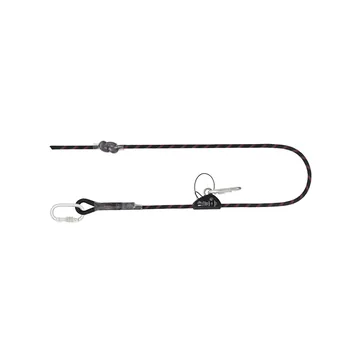 Karam Work Positioning Lanyard with Openable Rope Grab, Kernmantle Rope
