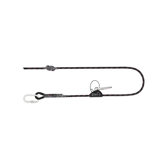 Karam Work Positioning Lanyard with Openable Rope Grab, Kernmantle Rope