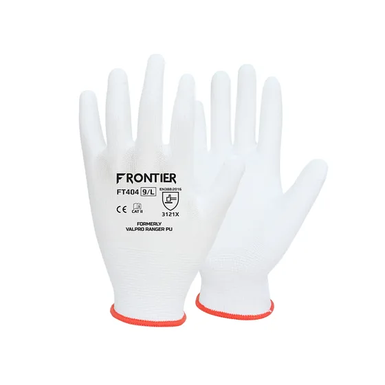 Karam Frontier PU Palm Coated Gloves, 13 Gauge Polyester