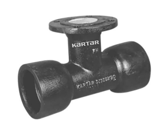 Kartar Valves DI Tee with Flanged Branch (Fire Hydrant and Air Valve Tee)