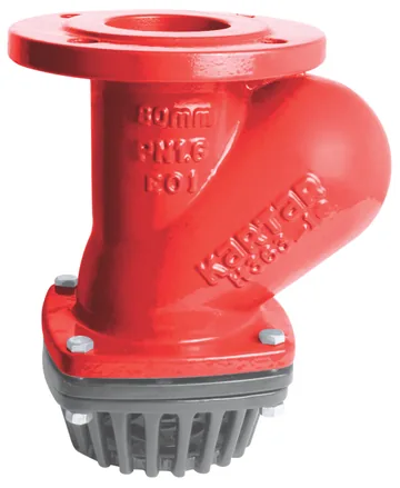 Kartar Valves Red DI Ball Type Foot Valve, PN 16 (K-941)