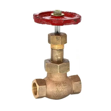Sant Valves SBM-14 Bronze Union Bonnet Globe Valve, PN 25, Screwed BSP