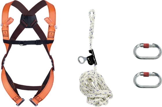 Delta Plus ELARA150 Roof Fall Arrest Kit, 10 m Rope Line