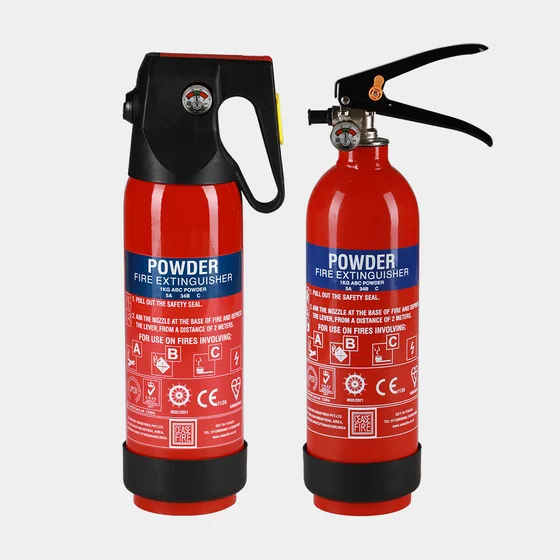 Ceasefire EN Approved ABC Home and Car Fire Extinguisher, 1 kg (Classic Range)