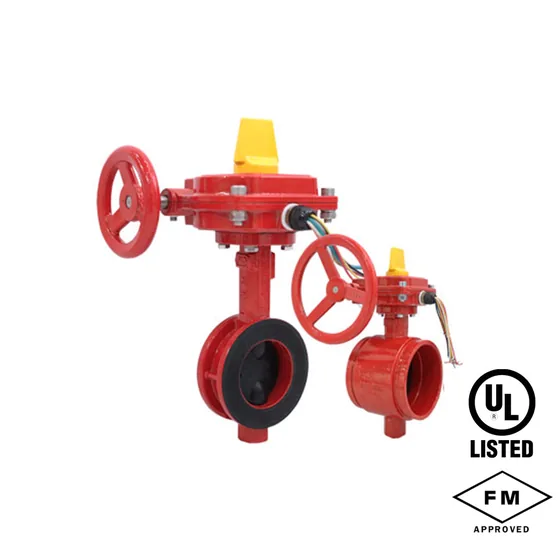 HD Fire Butterfly Valve with Tamper Switch, Ductile Iron, 2 to 12 inch, UL Listed and FM Approved