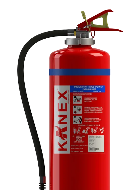 Kanex BC Powder Fire Extinguisher, PBC Stored Pressure (RQ series)