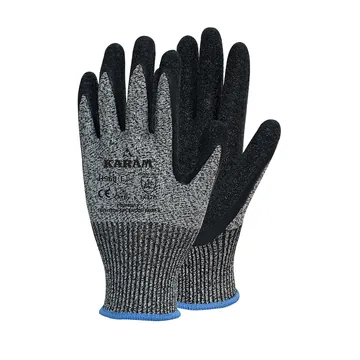 Karam HPPE and Glass Fibre Gloves with Crinkle Latex Palm