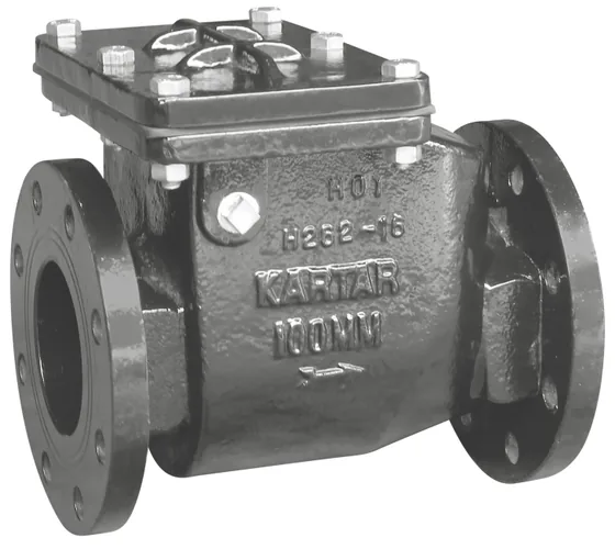 Kartar Valves CI Swing Non Return Valve, PN 1.0, IS 5312 (K514, K515)