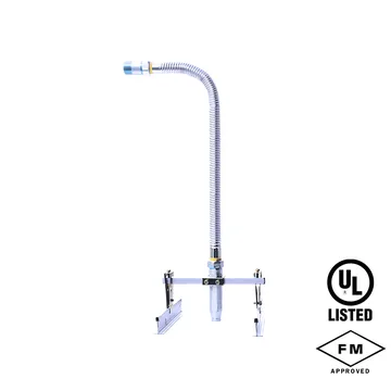 HD Fire HD-FLEX Flexible Sprinkler Drop, Stainless Steel, UL Listed and FM Approved