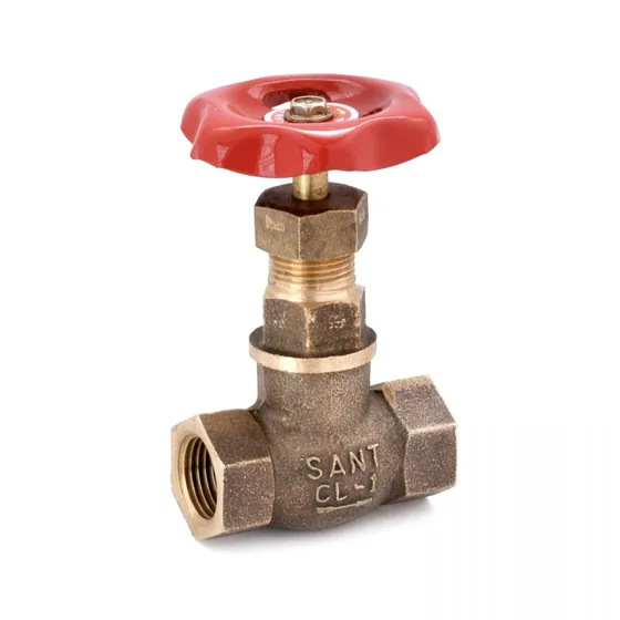 Sant Valves IS-9 Bronze Globe Valve, IS 778 Class 1, Screwed