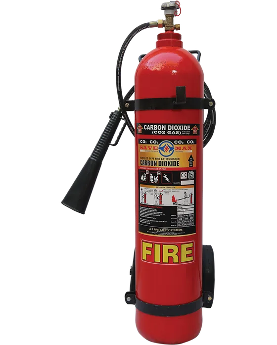 Savemax CO2 Twin Trolley Type Fire Extinguisher, 22.5 Kg