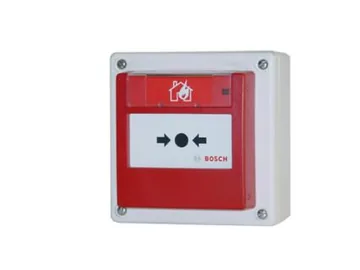 Bosch FMC-420RW Addressable Manual Call Point, Outdoor IP67, Red (Glass HSGRD or Resettable HSRRD)