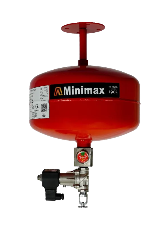 Minimax FIRESPOT Room Protection System, Grenoz Clean Agent (10 kg)