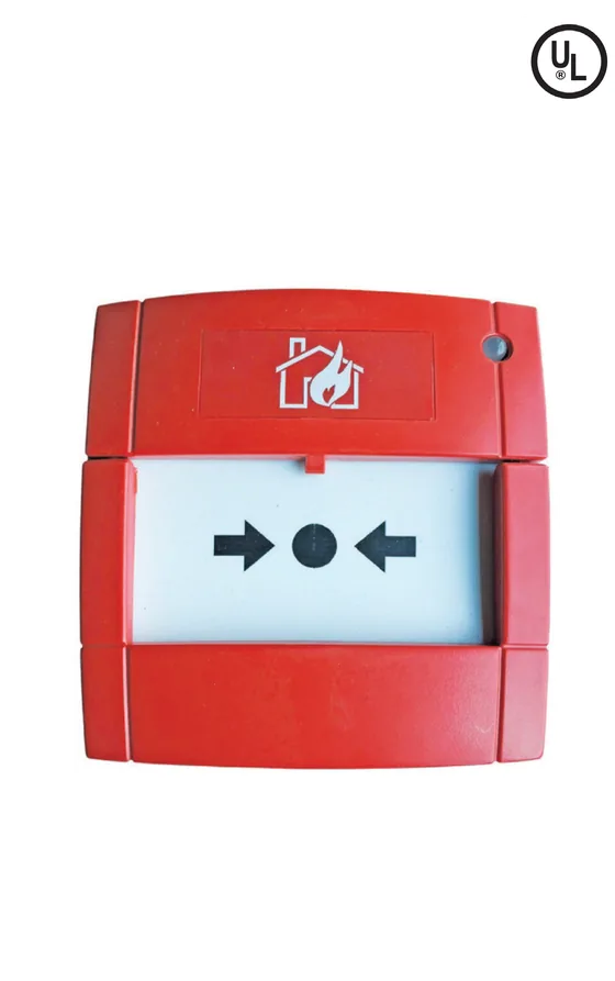 Morley by Honeywell HM-MCP-G-UL-I Addressable Break Glass Manual Call Point (Morley UL)