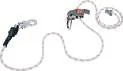 Delta Plus Work Positioning Lanyard with Tensioner, 10.5 mm Braided Rope