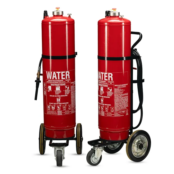 Ceasefire Water Wheeled Fire Extinguisher, 60 ltr Cartridge Type