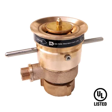 HD Fire Varsha HF40U Self-Inducting Foam Nozzle, Bronze, UL Listed