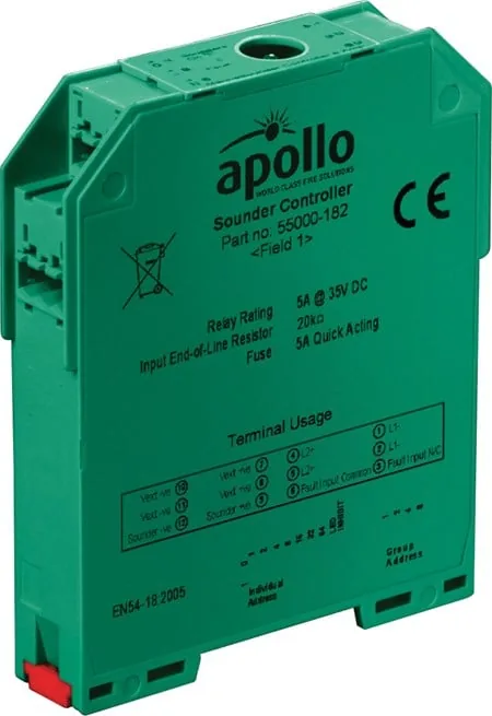 Apollo XP95 DIN-Rail AV Control Module (5 Amperes)